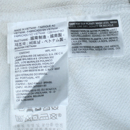 Womens UK Size M Levi's White Pullover Sweatshirt