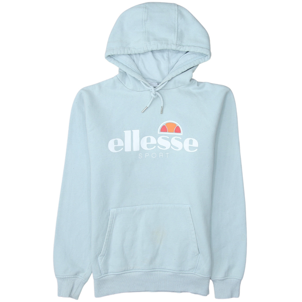Womens UK Size 12 ellesse Blue Pullover Hoodie