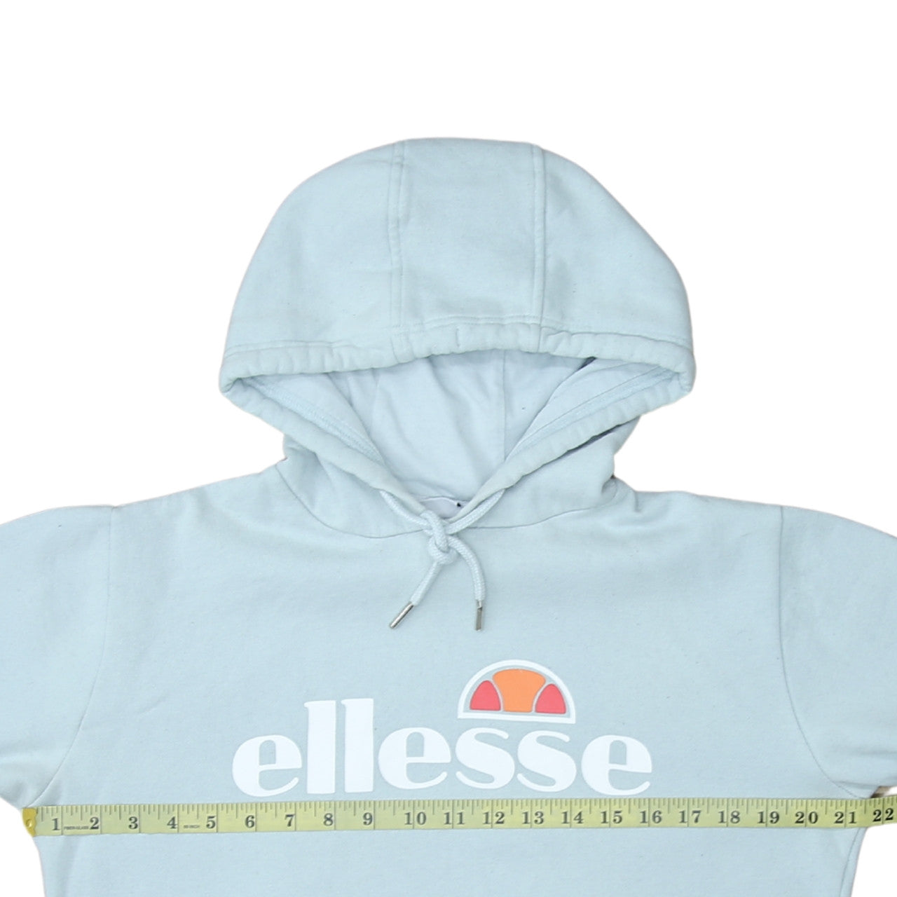 Womens UK Size 12 ellesse Blue Pullover Hoodie