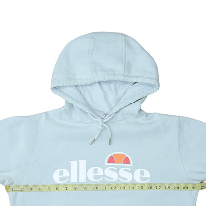 Womens UK Size 12 ellesse Blue Pullover Hoodie