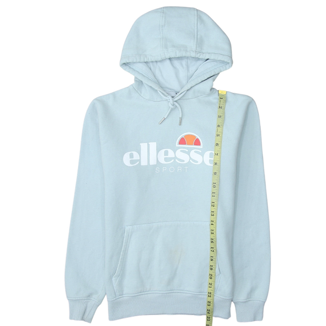 Womens UK Size 12 ellesse Blue Pullover Hoodie