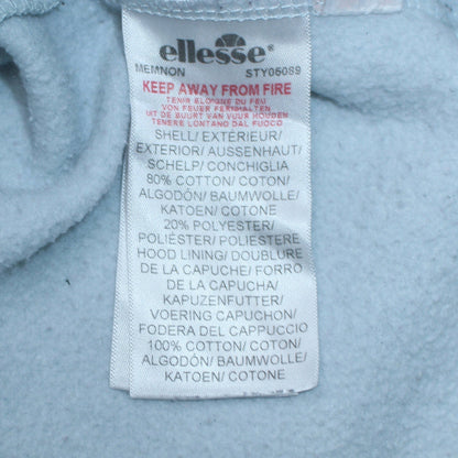 Womens UK Size 12 ellesse Blue Pullover Hoodie