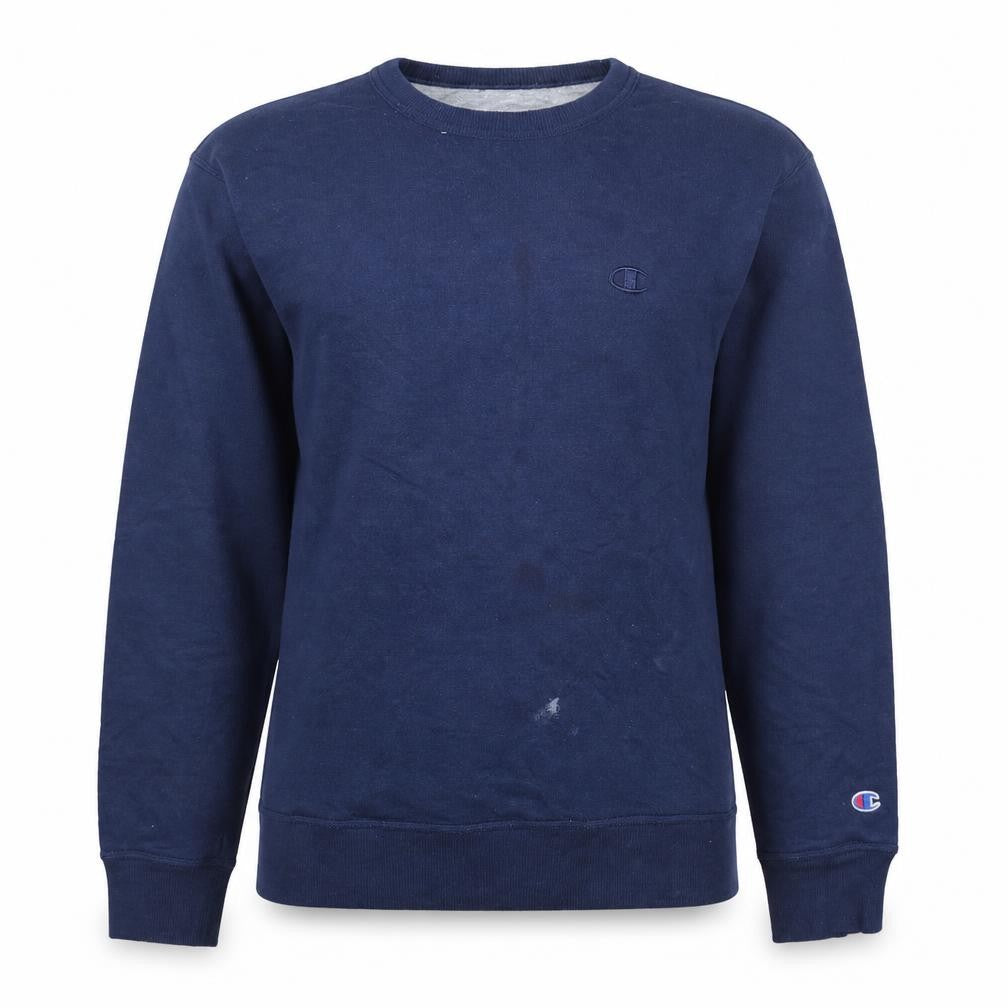 Mens UK Size M Champion Blue Pullover Sweatshirt