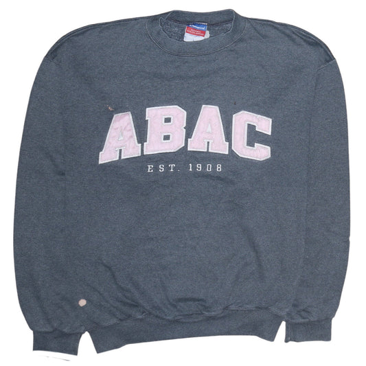 Womens UK Size L Champion Grey Pullover Sweatshirt