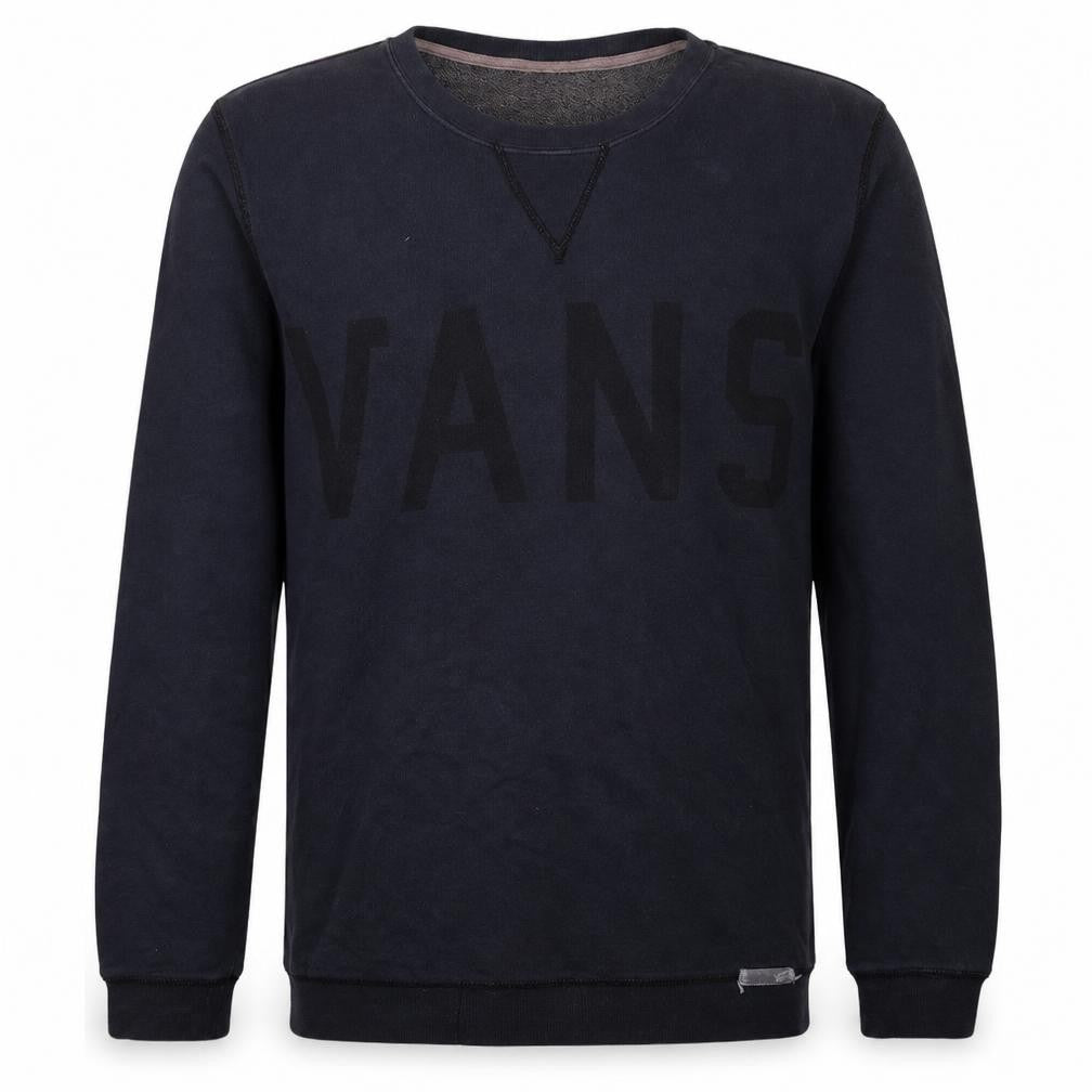 Mens UK Size L VANS Blue Pullover Sweatshirt