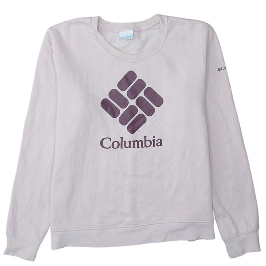 Womens UK Size XL Columbia Beige Pullover Sweatshirt