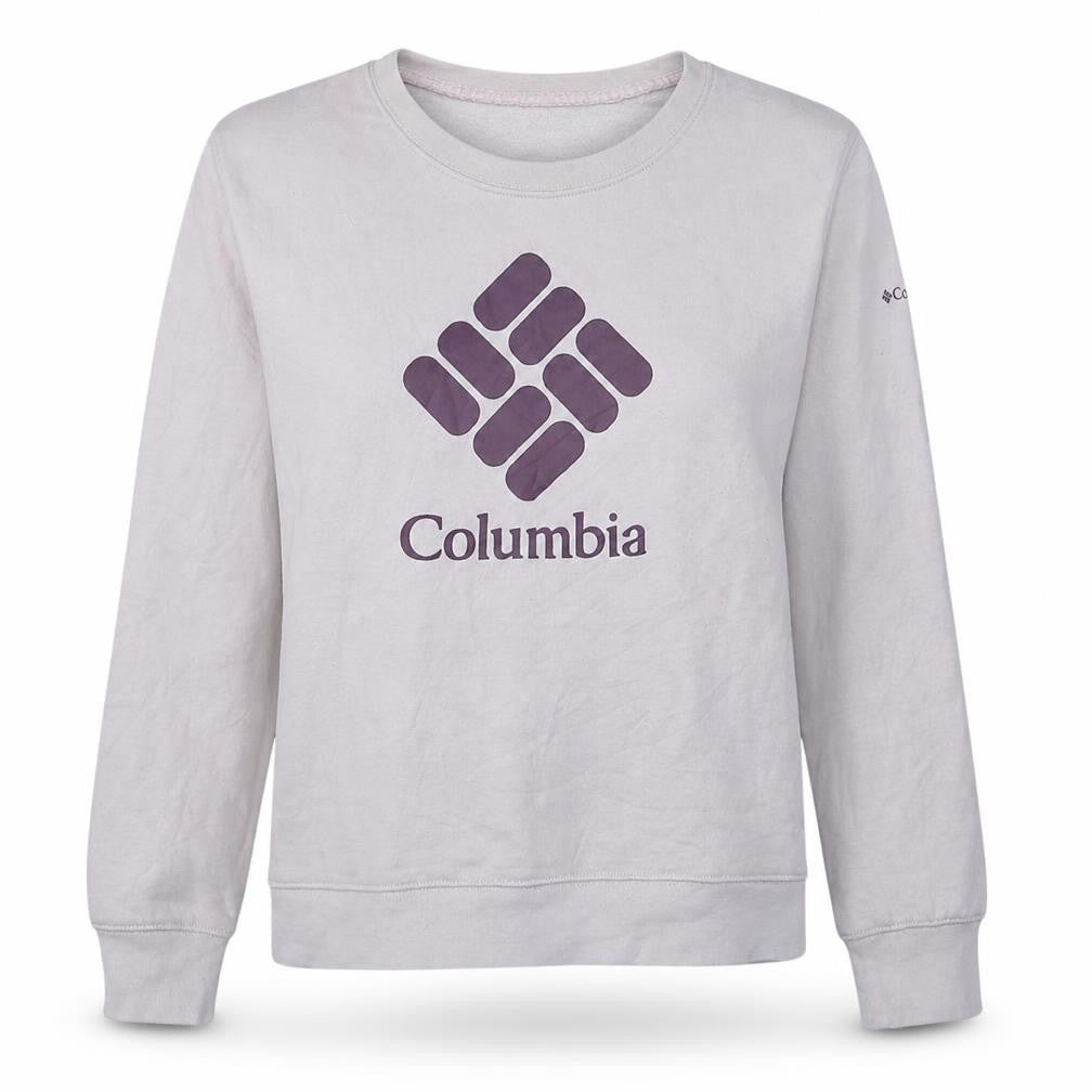 Womens UK Size XL Columbia Beige Pullover Sweatshirt