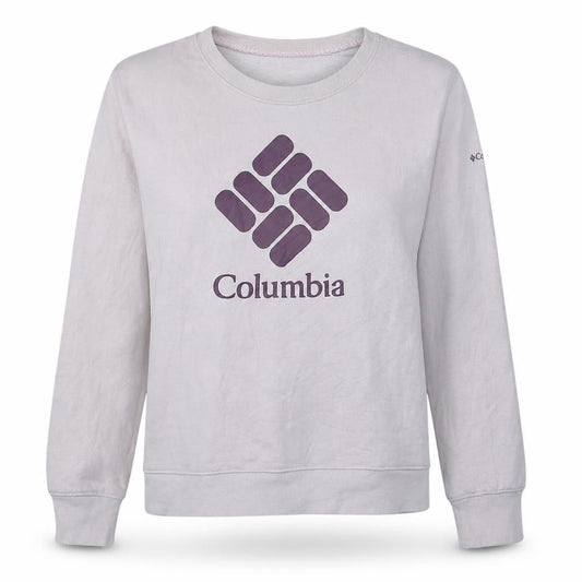 Womens UK Size XL Columbia Beige Pullover Sweatshirt