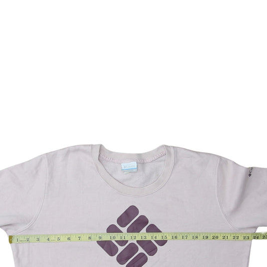 Womens UK Size XL Columbia Beige Pullover Sweatshirt