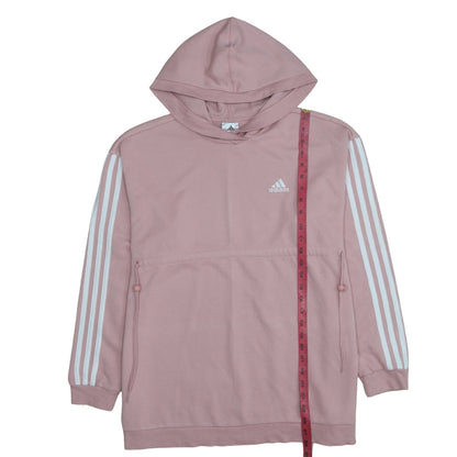 Womens UK Size S adidas Pink Pullover Hoodie