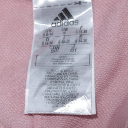 Womens UK Size S adidas Pink Pullover Hoodie