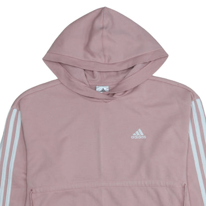 Womens UK Size S adidas Pink Pullover Hoodie
