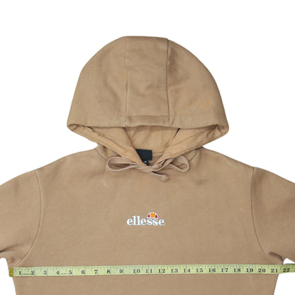 Womens UK Size 8 ellesse Beige Pullover Hoodie