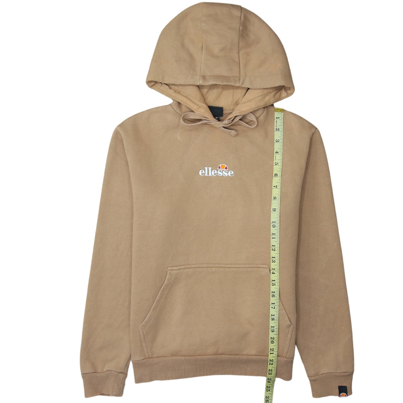 Womens UK Size 8 ellesse Beige Pullover Hoodie