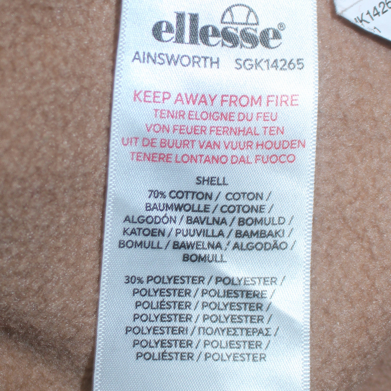 Womens UK Size 8 ellesse Beige Pullover Hoodie