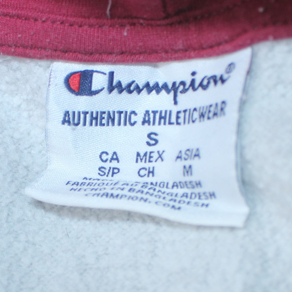 Mens UK Size S Champion Grey Pullover Hoodie