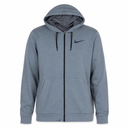 Mens UK Size L Nike Grey Full Zip Hoodie