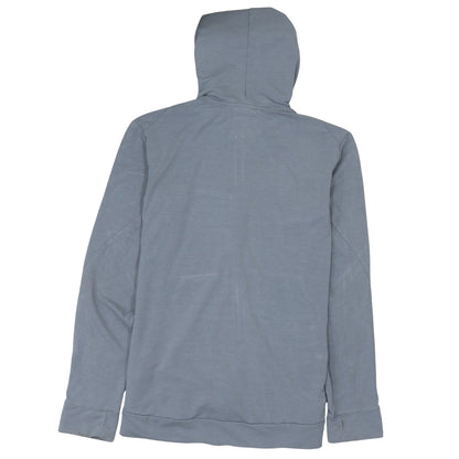 Mens UK Size L Nike Grey Full Zip Hoodie