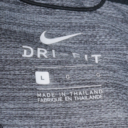 Mens UK Size L Nike Grey Full Zip Hoodie