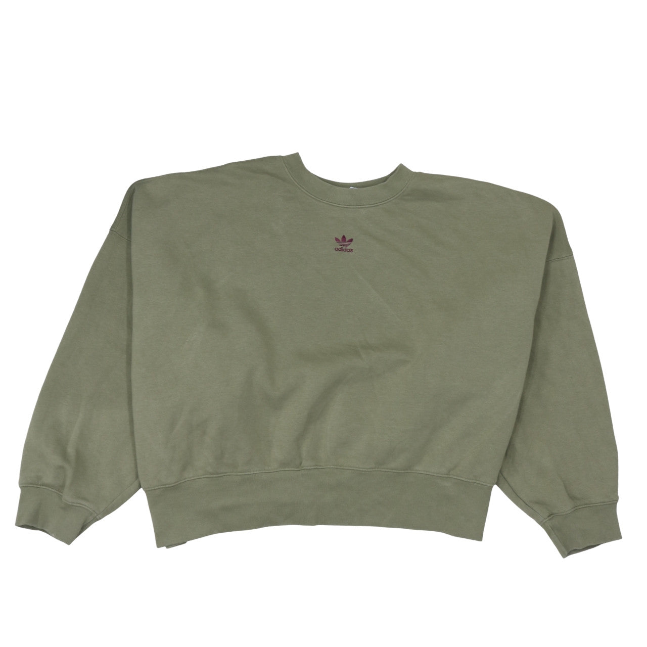 Womens UK Size 22 adidas Green Pullover Sweatshirt