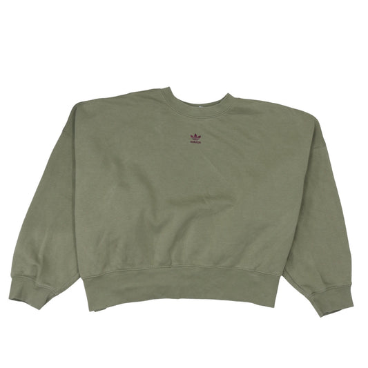 Womens UK Size 22 adidas Green Pullover Sweatshirt