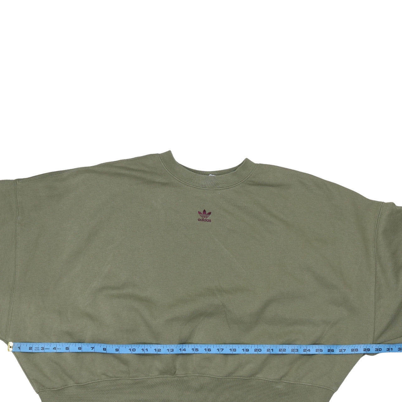 Womens UK Size 22 adidas Green Pullover Sweatshirt