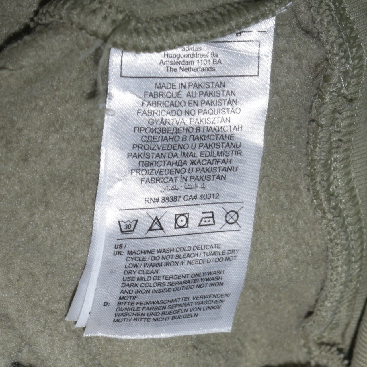 Womens UK Size 22 adidas Green Pullover Sweatshirt