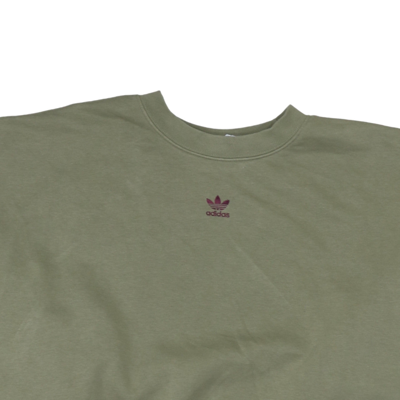 Womens UK Size 22 adidas Green Pullover Sweatshirt