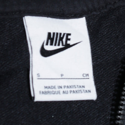 Womens UK Size S Nike Black Full Zip Hoodie