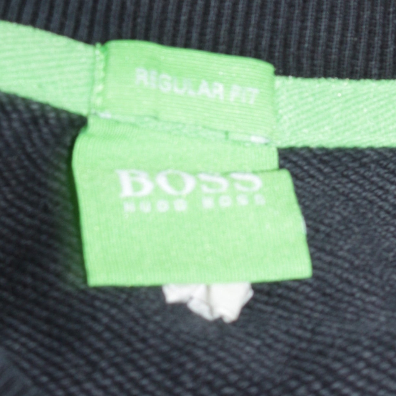 Mens UK Size L HUGO BOSS Black Pullover Sweatshirt
