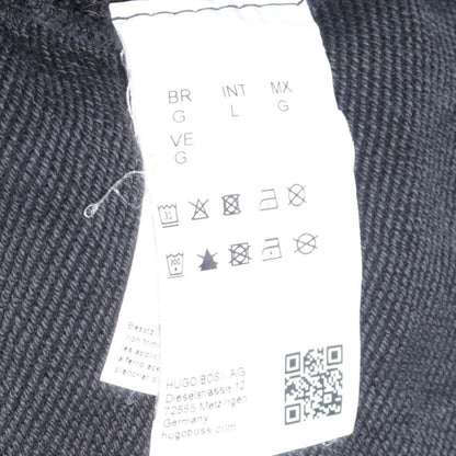 Mens UK Size L HUGO BOSS Black Pullover Sweatshirt