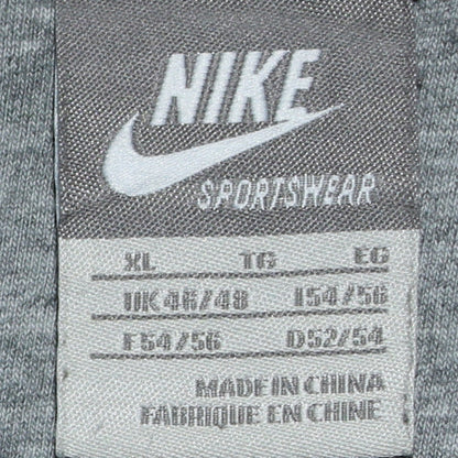 Mens UK Size XL Nike Grey Full Zip Hoodie