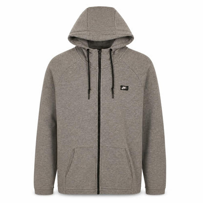Mens UK Size M Nike Grey Full Zip Hoodie