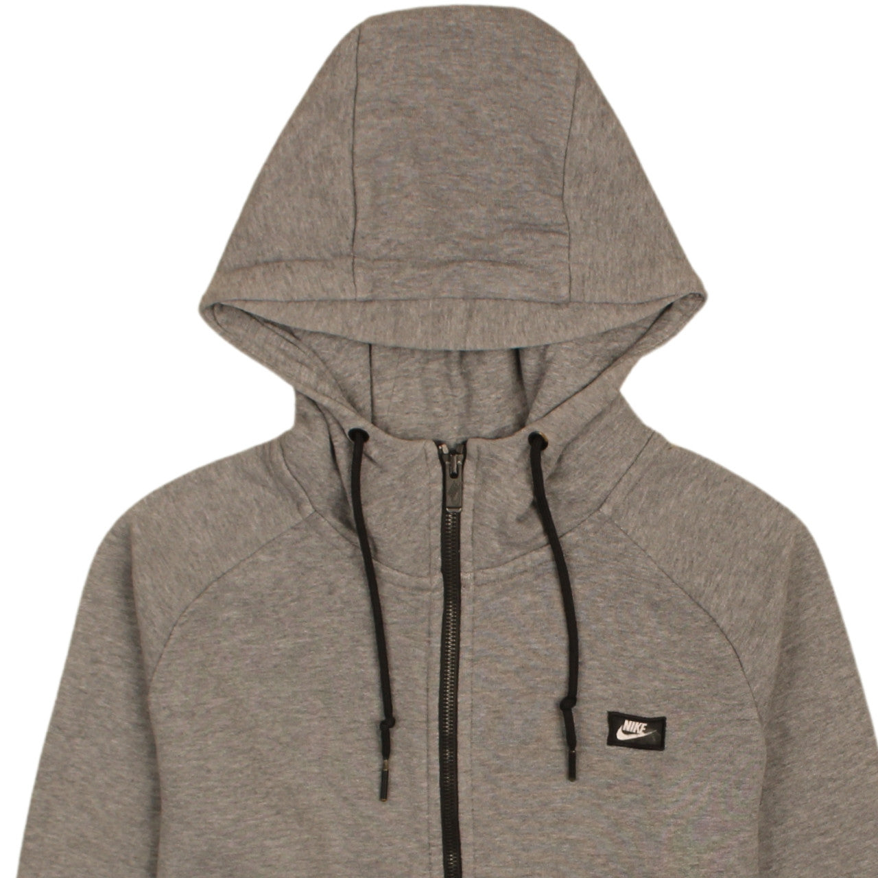 Mens UK Size M Nike Grey Full Zip Hoodie