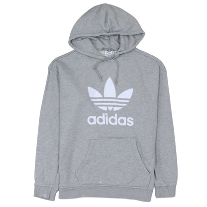 Mens UK Size L adidas Grey Pullover Hoodie