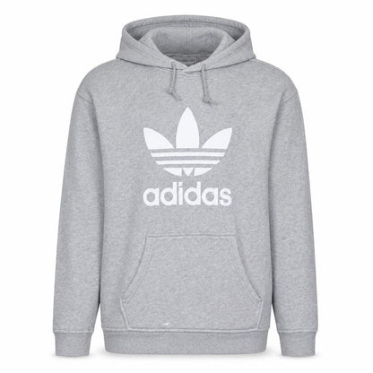 Mens UK Size L adidas Grey Pullover Hoodie