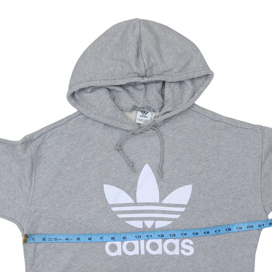 Mens UK Size L adidas Grey Pullover Hoodie