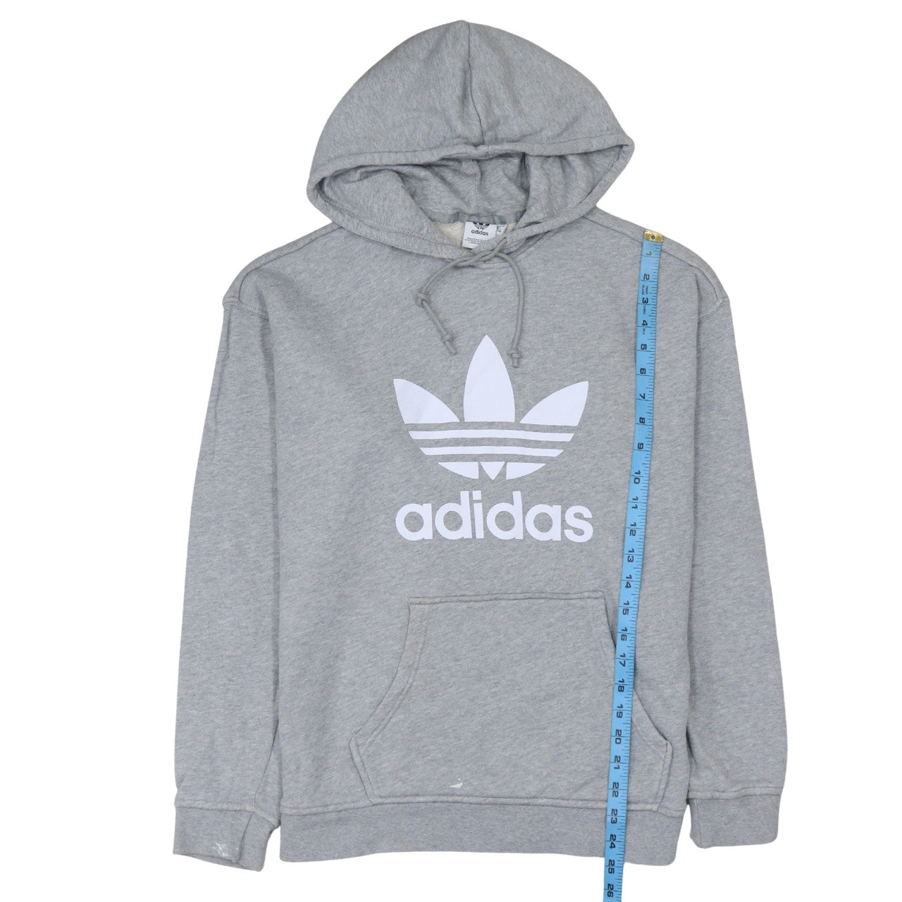 Mens UK Size L adidas Grey Pullover Hoodie
