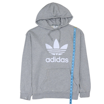 Mens UK Size L adidas Grey Pullover Hoodie