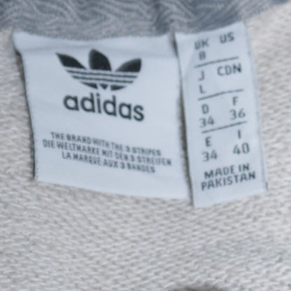 Mens UK Size L adidas Grey Pullover Hoodie