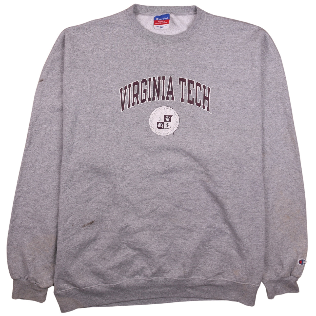 Womens UK Size 2XL Champion Grey Pullover Sweatshirt