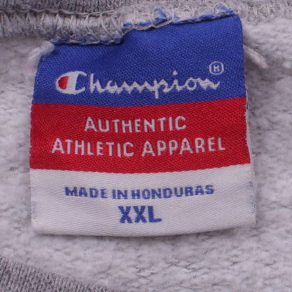 Womens UK Size 2XL Champion Grey Pullover Sweatshirt