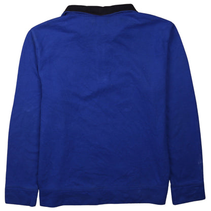 Mens UK Size XL Nautica Blue Pullover Sweatshirt