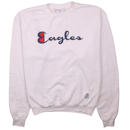 Womens UK Size M Champion White Pullover Sweatshirt
