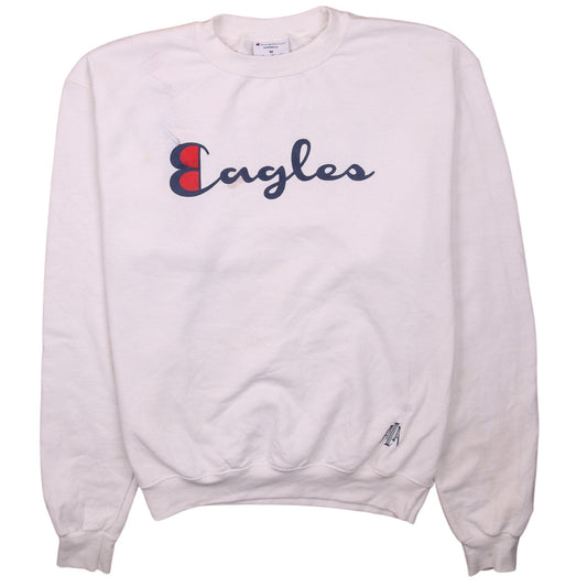 Womens UK Size M Champion White Pullover Sweatshirt