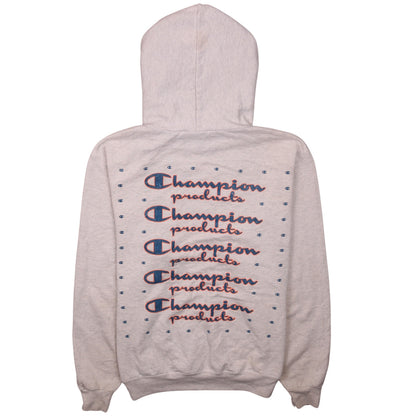 Womens UK Size S Champion Beige Pullover Hoodie