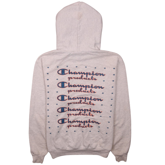 Womens UK Size S Champion Beige Pullover Hoodie