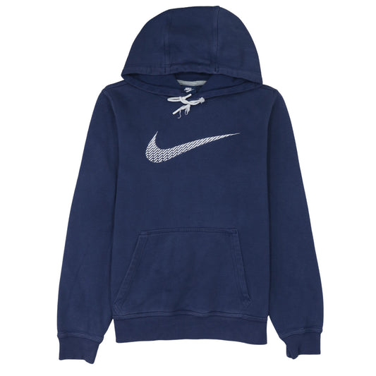 Mens UK Size M Nike Blue Pullover Hoodie