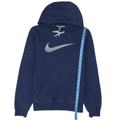 Mens UK Size M Nike Blue Pullover Hoodie