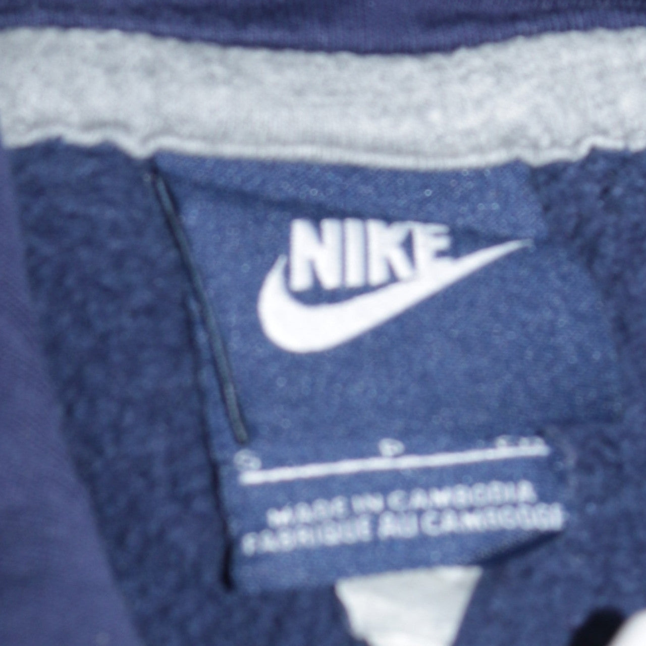 Mens UK Size M Nike Blue Pullover Hoodie